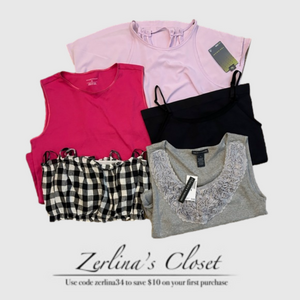NWT Resellers Bundle Tanks & Crop Tops Sizes S-XL Total MSRP $95+